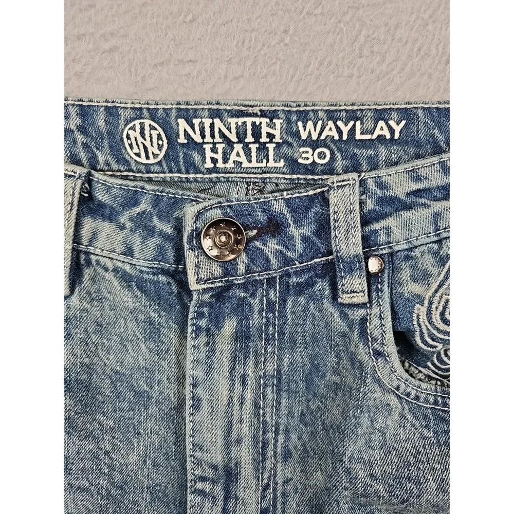 Ninth Hall Waylay Light Blue Denim Shorts Men's Size 30 10
